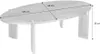 sweeek - Ovaler Couchtisch aus Massivholz 120 cm - Natur Produktbild-Vorschau 6