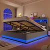 Merax Polsterbett 180x200 cm, Doppelbett mit USB Typ-C Produktbild-Vorschau 4