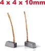 Two carbon brushes with copper wires are shown against a white background. Produktbild-Vorschau