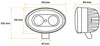 Sprühstrahlerlampe TT Technology TT.13111B 2xLED 1200lm Produktbild-Vorschau 2