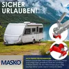 MASKO® Serrure de remorque, cadenas numérique à code de 4 Voir les images du produit 4