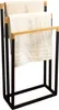 Brunbeste Stehender Handtuchhalter – Schwarz/Bambus – 3 Produktbild-Vorschau 2