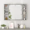 vidaXL Zrcadlová skříňka s LED betonem šedá 76x15x55 cm - Náhled obrázku produktu 13