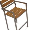 Teako Design Barhocker Lavarone Teak Edelstahl stapelbar Produktbild-Vorschau 5