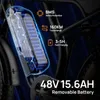Erwachsenen-Elektrofahrrad T2, Akku 48 V / 15.6 Ah, Produktbild-Vorschau 3