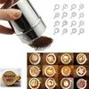 Kakaostreuer Edelstahl-Pulverstreuer mit 16 Kaffee Produktbild-Vorschau 6