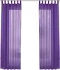 2er-Pack Gardinen Transparent Vorhang Set Wohnzimmer Voile Produktbild-Vorschau 2