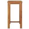 vidaXL Table de bar de jardin 60x60x105 cm en bois massif Voir les images du produit 3