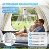 Ventilateur de camping de 40 cm avec éclairage, batterie Voir les images du produit 3