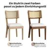 Flieks Rattan Chaise de salle à manger Chaise de cuisine Voir les images du produit 4