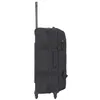 A side view of a black rolling suitcase against a white background. Anteprima dell’immagine prodotto
