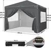 Yaheetech 3 x 3 m Pavillon verstellbarer Faltpavillon mit 4 Produktbild-Vorschau 7