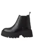 A single black Chelsea boot with a thick sole, shown from the side against a white background. Produktbild-Vorschau