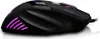 A black gaming mouse with purple LED lighting is shown against a white background. Produktbild-Vorschau
