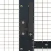 A close-up view of a dark gray metal latch and hinge mechanism on a wire mesh enclosure. Náhľad obrázku produktu