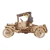 3D houten mechanisch puzzel: Historische auto UGR-T Productafbeelding-voorbeeld 3