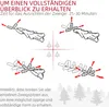 HOMCOM Künstlicher Weihnachtsbaum, 183 cm Christbaum mit Produktbild-Vorschau 7