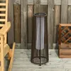 Outsunny Solarlampe, Rattan Solarleuchte LED Gartenleuchte Produktbild-Vorschau 2