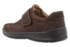 JOMOS Chaussures basses en cuir pour hommes choco, doublure Voir les images du produit 3