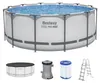 Basen stelażowy, okrągły, zestaw 11w1, 366 x 122 Steel Pro Podgląd zdjęcia produktu 1