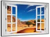 Wallario Wandbild mit Fenster-Illusion: In der Wüste Produktbild-Vorschau 2