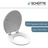 SCHÜTTE WC sedátko POLAR LIGHTS vysoký lesk s dřevěným Náhled obrázku produktu 4
