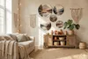 Runde Bilder für die Wand Beige Set für Schlafzimmer Produktbild-Vorschau 6