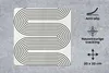 MuchoWow® Mauspad Mousepad Linie - Taupe - Abstrakt - Produktbild-Vorschau 2