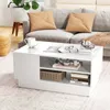 COSTWAY Moderner Couchtisch, rechteckiger Mitteltisch mit Produktbild-Vorschau 8