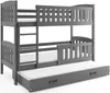 Kinderhochbett mit Zustellbett ohne Matratzen 80x190 BRIGID Produktbild-Vorschau 2