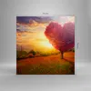 Bild auf Leinwand - Leinwandbild - Baum Wiese Blume - Produktbild-Vorschau 3
