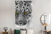 MuchoWow® Poster Leopard - Schwarz - Weiß - Gelb 120x180 cm Produktbild-Vorschau 4