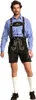Steigenhöfer ANTON Kurze Lederhose für Herren mit H-Trägern Produktbild-Vorschau 2