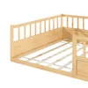 Massivholz Bodenbett 140x200 cm Kiefer Kinderbett mit Produktbild-Vorschau 12
