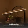 LUMIÈRE Design Hanglamp 'Kalea' 150cm Houtlook LED dimbaar Productafbeelding-voorbeeld 3