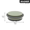WAGNER Bodentürstopper BIG DISK COLOR GREEN - Ø 100 x 30 Produktbild-Vorschau 2