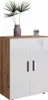 Meuble salle de bain Vicco Irma Blanc brillant/Chêne doré Voir les images du produit 8