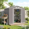 Outsunny tuinhuis met funderingsframe, tuinhuis, schuur, Productafbeelding-voorbeeld 2