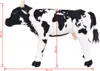A plush toy cow standing on a white background with measurement indicators. Náhľad obrázku produktu