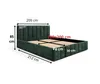 Sofello Polsterbett  Gruen 200x200 Metall-Lattenrost Produktbild-Vorschau 3