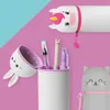 Legami-2-in-1-Federmäppchen aus Silikon - Kawaii Dino Produktbild-Vorschau 4