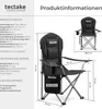 tectake® Gepolsterter Campingstuhl MTX 88,5 x 55 x 103 cm, Produktbild-Vorschau 5