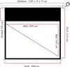 16:9 SlenderLine Heimkino Beamerleinwand Motorleinwand 300 Produktbild-Vorschau 3