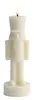 UYUNI Lighting LED Kerze NUSSKNACKER OYSTER GREY hellgrau | Produktbild-Vorschau 2