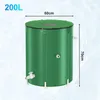 Ikodm 200L Regentonne Faltbar Grün – Regenwassertonne Produktbild-Vorschau 11