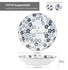 6 piatti fondi Totto Ø20 cm, blu e bianco, in gres, con Anteprima dell’immagine prodotto 6