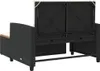 Gartensofa mit Kissen 2-Sitzer Schwarz Poly Produktbild-Vorschau 7