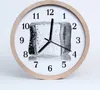 Holzuhr 30fi cm wanduhr - Ice Cube Ice Produktbild-Vorschau 1