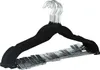 SVITA Lot de 10 cintres à pantalons avec clips, recouverts Voir les images du produit 1