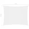 vidaXL Voile d'ombrage Oxford Rectangulaire 3,5x5 m Blanc Voir les images du produit 13